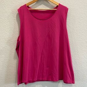 NEW Coldwater Creek Pink Shaped Lightweight Tank Top Size 3X 24-26